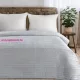 Tara elegáns steppelt ágytakaró Ezüst 170 x 210 cm