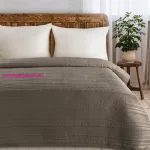 Tara elegáns steppelt ágytakaró Barna 170x210 cm