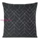 Mila párnahuzat lenvászon szerű anyagból Acélszürke 45x45 cm