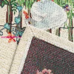Gobelin terítő 4097 Natúr 40x100 cm - 5 cm