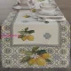 Citromos gobelin asztalterítő Natúr 40x100 cm +/-5%