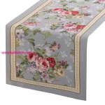 Gobelin terítő nyári virágokkal Szürke 40x100 cm +/-5%
