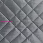 Ria6 bársony ágytakaró Acélszürke 220x240 cm