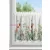 Amarílisz mintás modern vitrázs függöny Fehér 60x150 cm