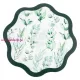 Jane mintás alátét Zöld 38 cm