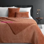 Nina szőrme hatású ágytakaró Világosbarna 170x210 cm