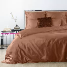   Nova3 pamut-szatén ágyneműhuzat Téglavörös 160x200 cm - 70x80 cm 2db