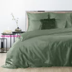 Nova3 pamut-szatén ágyneműhuzat Zsálya 180x200 cm - 70x80 cm