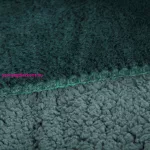 Nina szőrme hatású ágytakaró Sötétzöld 220x240 cm
