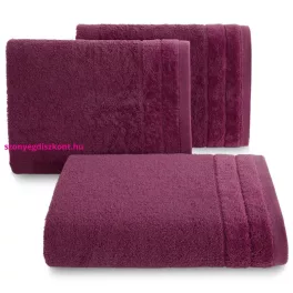 Damla velúr törölköző Magenta 30x50 cm