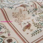 William morris ihlette gobelin asztalterítő Natúr 140x240 cm +/-5%