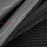 Velvet2 bársony ágytakaró Fekete 170 x 210 cm