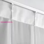 Lucy voile függöny Flex akasztós Fehér 230x170 cm