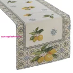 Citromos gobelin asztalterítő Natúr 45x140 cm +/-5%