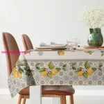 Citromos gobelin asztalterítő Natúr 140x180 cm +/-5%