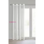 Broklyn fényáteresztő függöny Fehér 140x250 cm