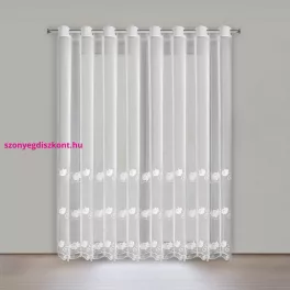 Leti fényáteresztő függöny Fehér 350x250 cm