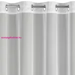 Liza díszes fényáteresztő függöny Fehér 140x250 cm
