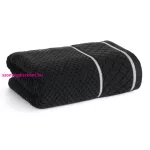 Favori minőségi törölköző zero twist Fekete 50x90 cm