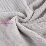 Sammy minőségi törölköző zero twist Ezüst 70x140 cm