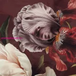 Reina47 pamut-szatén ágyneműhuzat Bordó 160x200 cm - 70x80 cm 2db