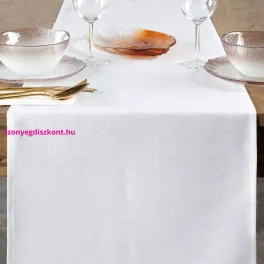 Kate kültéri fehér asztalterítő Fehér 40x140 cm