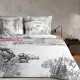 Oriana elegáns pamutszatén ágynemű Fehér 220x200 cm - 70x80 cm 2db