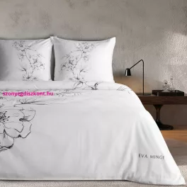   Flavia Eva Minge mako-szatén ágyneműhuzat Fehér 160x200 cm - 70x80 cm 2db