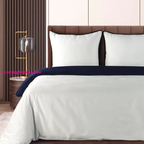 Lunara prémium pamut-szatén ágyneműhuzat Fehér 220x200 cm - 70x80 cm 2db