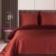 Lunara prémium pamut-szatén ágyneműhuzat Marsala 220x200 cm - 70x80 cm 2db