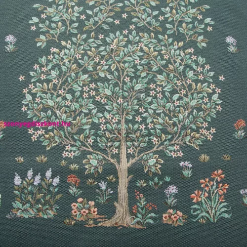 Gobelin asztalterítő fa motívummal Zöld 40x100 cm +/-5%