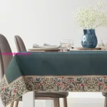 Gobelin asztalterítő fa motívummal Zöld 140x240 cm +/-5%