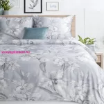 Premium30 pamut-szatén ágyneműhuzat Világosszürke 160x200 cm - 70x80 cm 2db