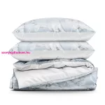 Premium30 pamut-szatén ágyneműhuzat Világosszürke 160x200 cm - 70x80 cm 2db
