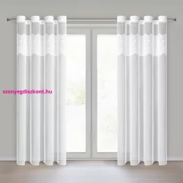 Afrodyta fényáteresztő függöny Fehér 140x250 cm