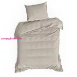 Egyszínű mikroszálas ágyneműhuzat Bézs 220x200 cm - 70x80 cm 2db