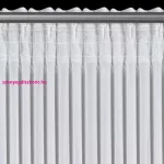 Luisa díszes fényáteresztő függöny Fehér 400x160 cm
