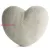Heart szív alakú plüss párnahuzat Világosbézs 45x45 cm