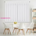 Dalia függöny matt sifon szövetből Fehér 350x150 cm