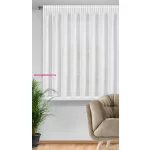 Dalia függöny matt sifon szövetből Fehér 350x150 cm