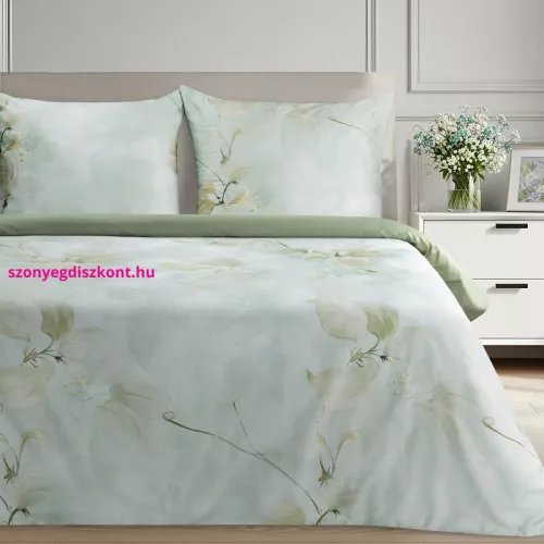 Reina58 pamut-szatén ágyneműhuzat Menta 160x200 cm - 70x80 cm 2db
