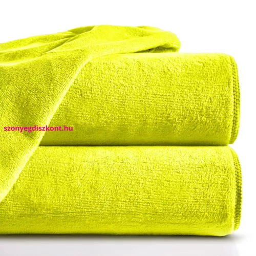 Amy 05 mikroszálas törölköző Lime zöld 70x140 cm