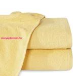 Egyszínű klasszikus törölköző 400 g/m2 Sárga 70x140 cm