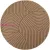 Ay. TIMBER 1401 Bézs 120 x 120cm modern kör szőnyeg