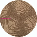 Ay. TIMBER 1403 Barna 120 x 120cm modern kör szőnyeg