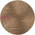 Ay. TIMBER 1403 Barna 120 x 120cm modern kör szőnyeg