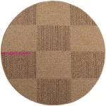 Ay. TIMBER 1405 Bézs 120 x 120cm modern kör szőnyeg