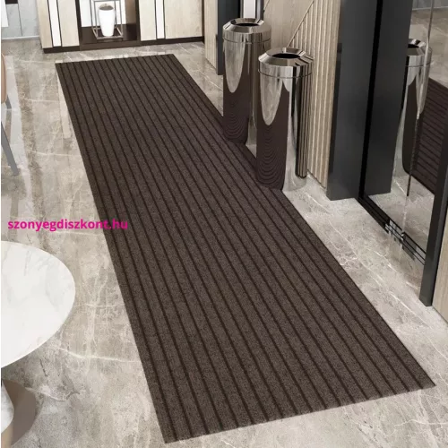 TRD. 100cm széles közületi lábtörlő méterben-barna színben
