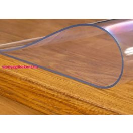 TRD. Víztiszta PVC fólia VASTAG 140cm széles méteráru