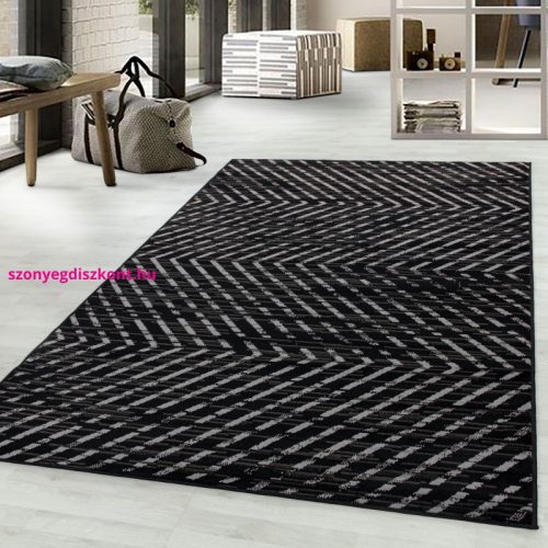 Bolti 9. Ay. BASE 2810 BLACK 140 X 200 szőnyeg